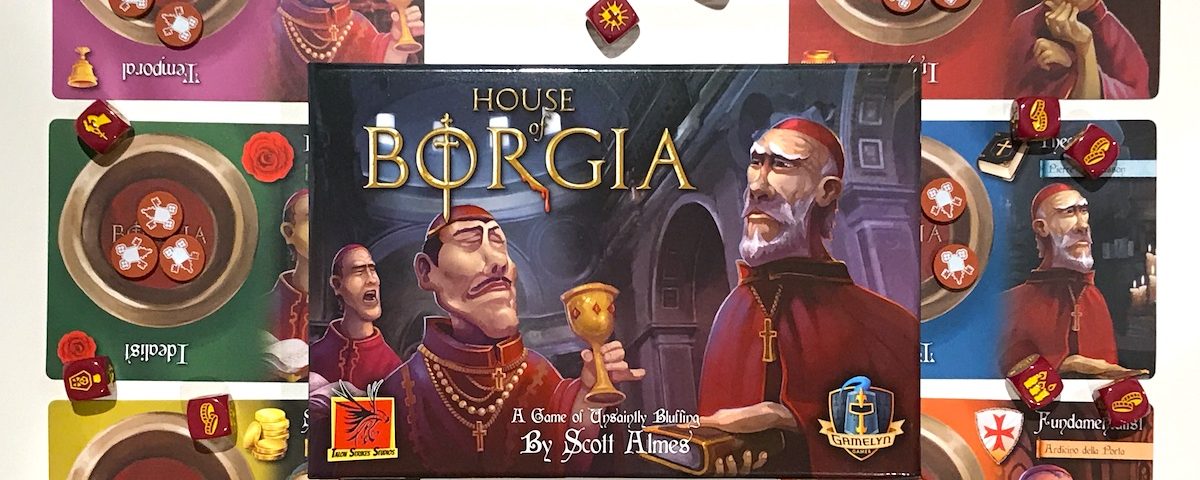 正体隠匿系ボードゲーム「ハウス・オブ・ボルジア」